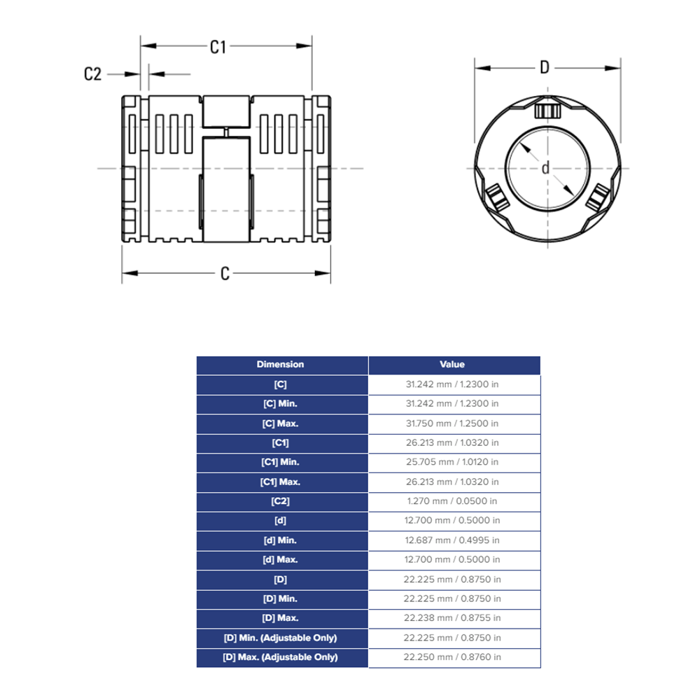 SS6U8 THOMSON BALL BUSHING<BR>SSU SERIES 1/2" CLOSED LINEAR BEARING SELF ALIGNING 265 LBF